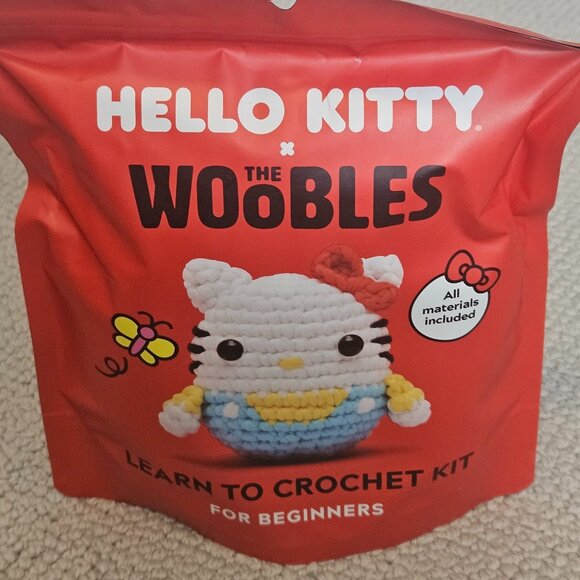 The Woobles Other - Woobles Beginner Crochet Kit - Hello Kitty